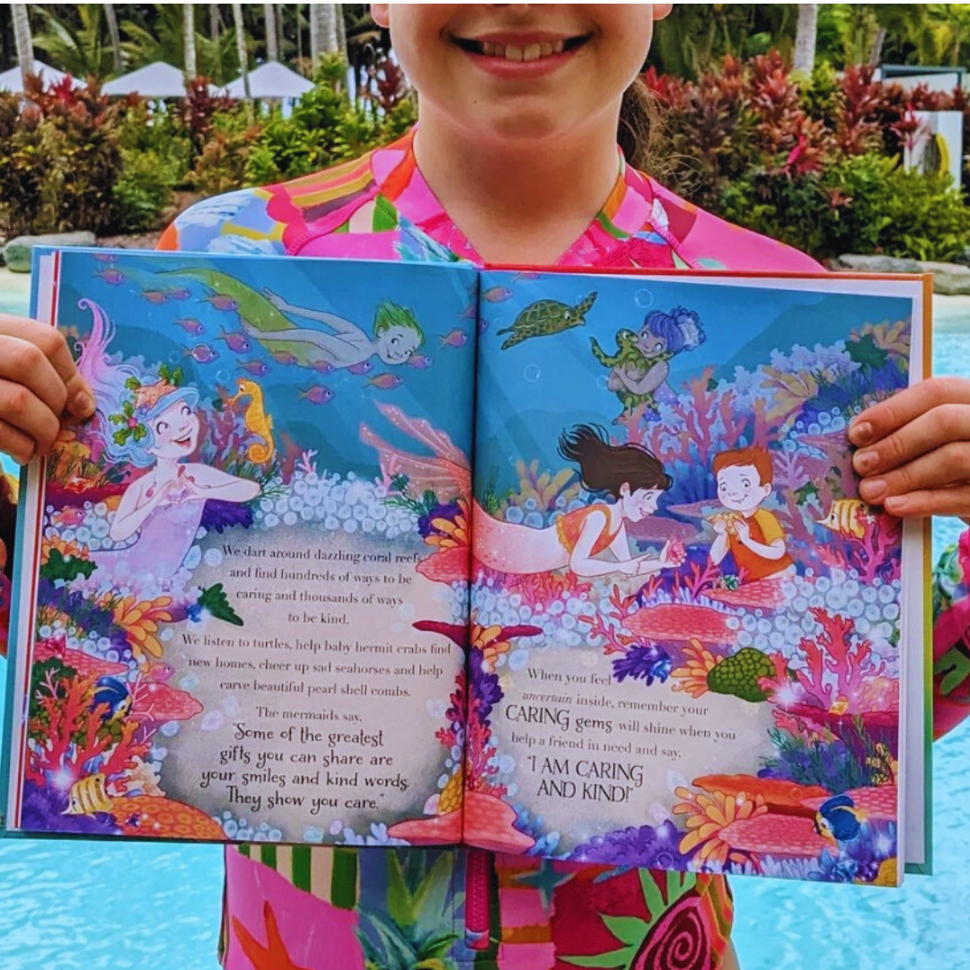 My Mermaid Treasure Book & Gemstone Bundle