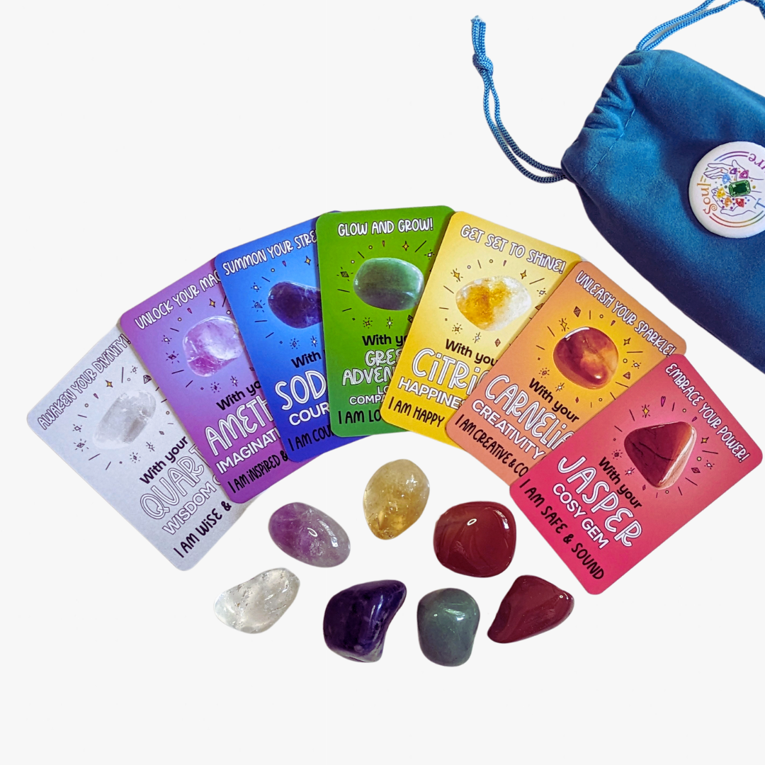 Find Your Treasure Book & Gemstone Bundle