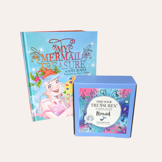 Mermaid Treasure Book and Game Bundle