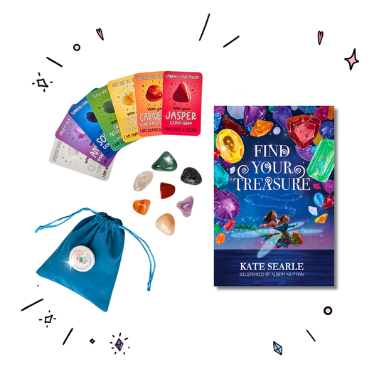 Find Your Treasure Book & Gemstone Kit