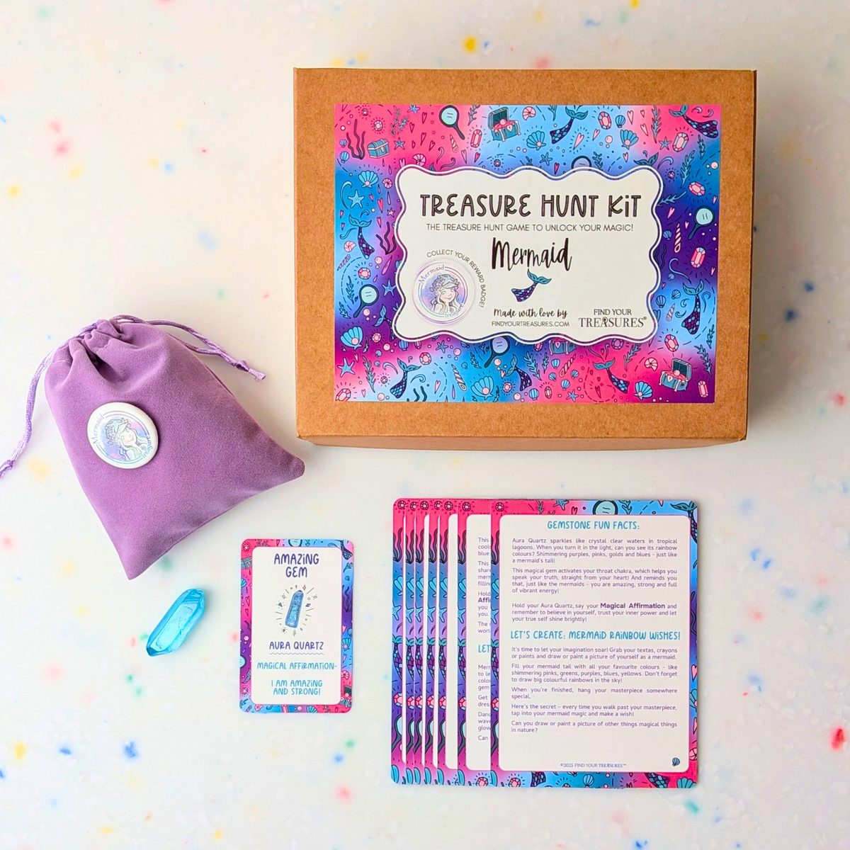 Mermaid Treasure Hunt Kit