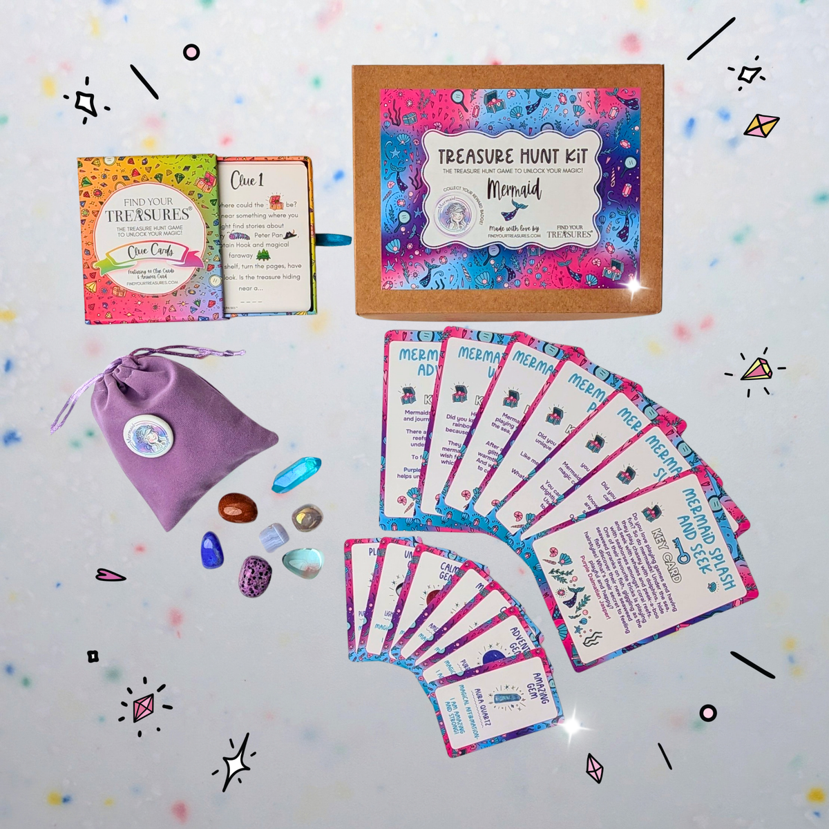 Mermaid Treasure Hunt Kit