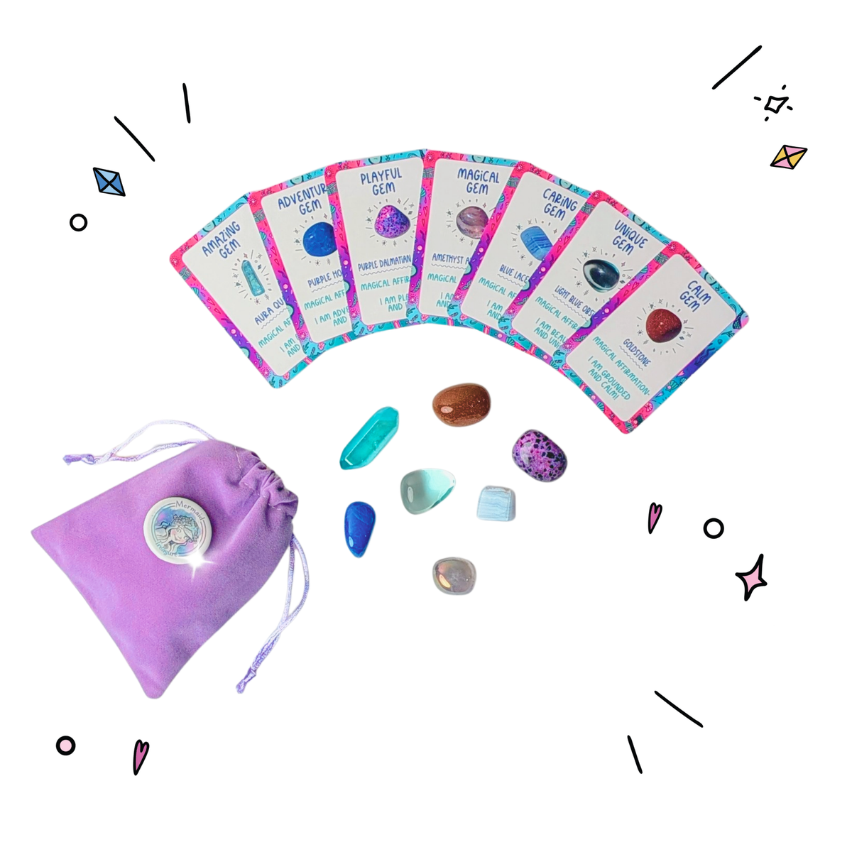 Mermaid Treasure Gemstone Kit