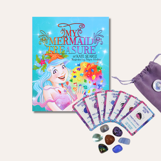 Mermaid Treasure Book & Affirmation Kit Bundle