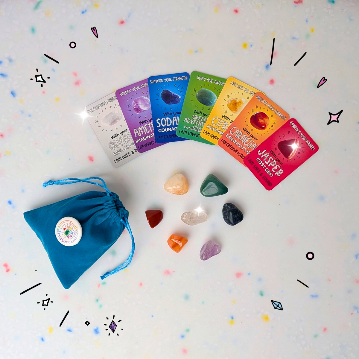 My Soul Treasure Book & Gemstone Kit